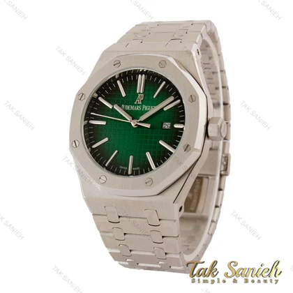 ساعت ای پی مردانه استیل صفحه سبز مشکی AP-5384-G
