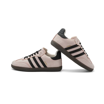 کفش کتانی زنانه مدل samba - 0048_black_White