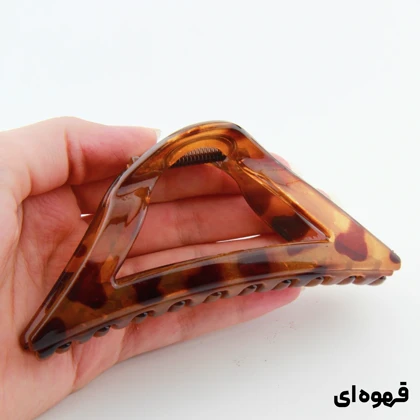 کلیپس دخترانه مدل مثلثی خال‌خالی بزرگ