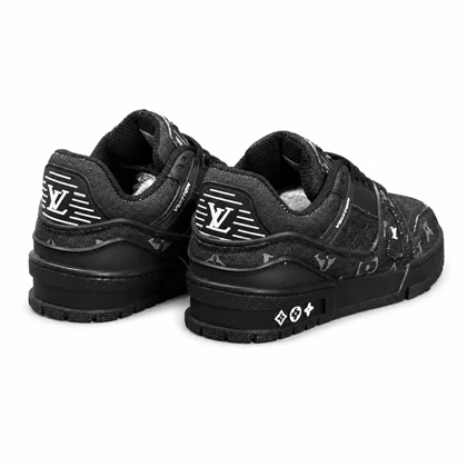 کفش کتانی مردانه مدل ونس لوی ویتون مشکی تمام Vans Louis Vuitton