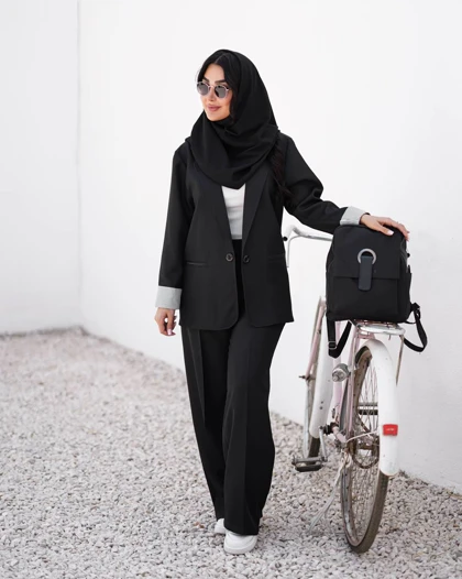 کت زاراشلوار نیم بگ