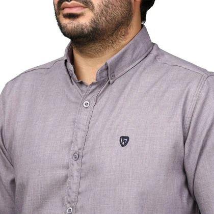 پیراهن آستین بلند ساده مردانه مدل 61029156