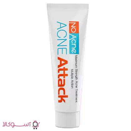کرم ضد جوش نو آکنه اتک مدل acne attack حجم 50 میل