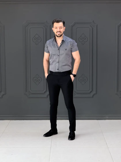 پیراهن 040139 مشکی