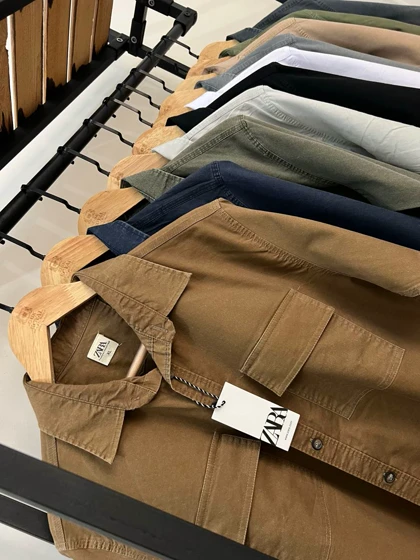 پیراهن کتان دوجیب 2639