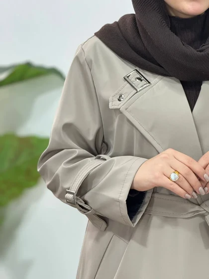 ترنچ کت آستردار ضد آب پانیذ