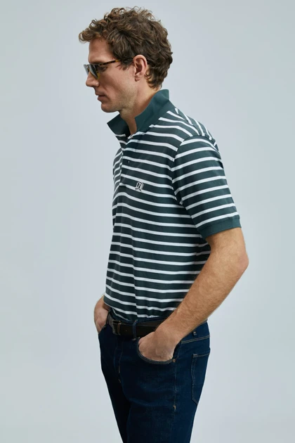 تیشرت یقه پولو مردانه lufian lufian