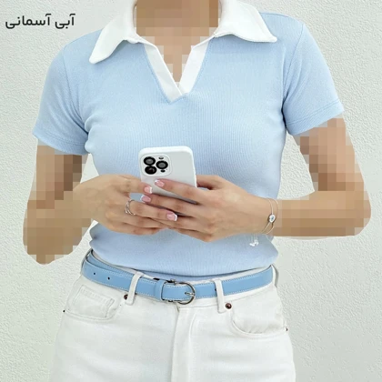 پولوشرت زنانه رنگی کبریتی | آی بولک