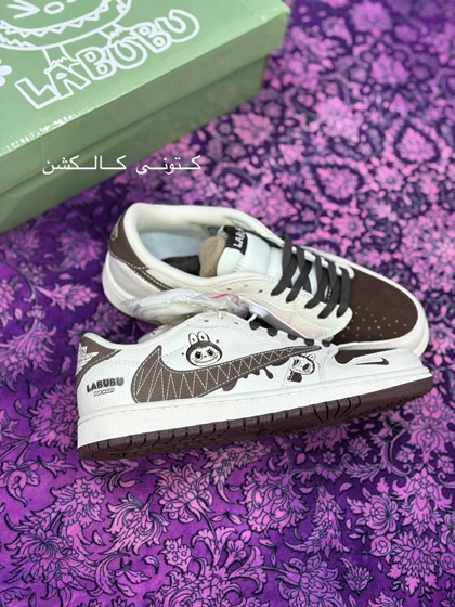 کتانی ویتنامی نایکی ایر جردن وان لو تراویس اسکات لبوبو Nike Air Jordan 1 Low Travis Scott LABUBU