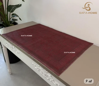 سفره رومیزی مخمل ترک 70100 طرح سنتی