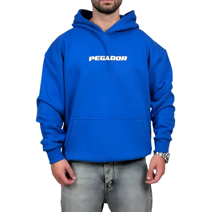 هودی پنبه سه نخ آبی مدل پگادور