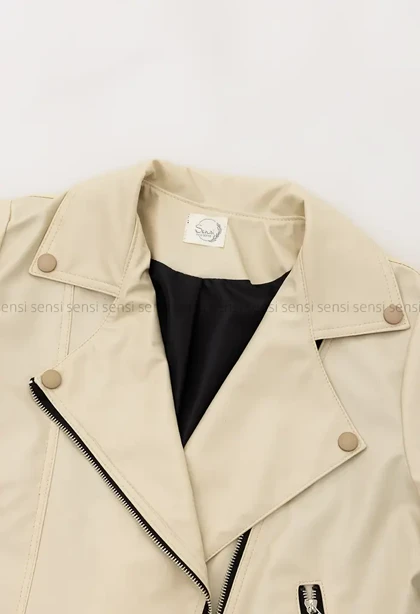 بایکر چرم آستر دار زارا کد1004868