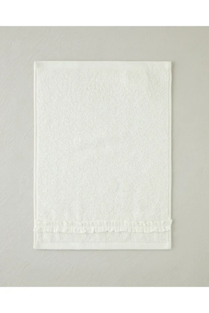 حوله دست English Home مدل Soft Ruffle پنبه‌ای