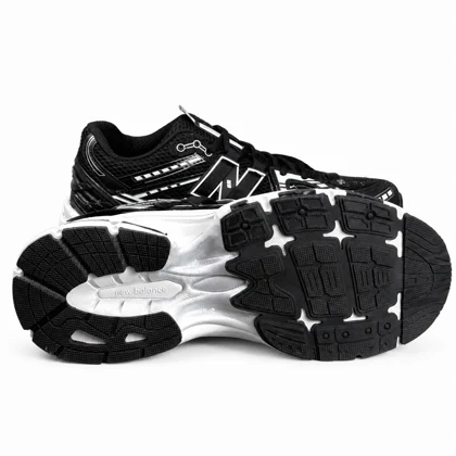 کتانی مردانه و بزرگ پا نیوبالانس مشکی سفید New BALANCE 1906