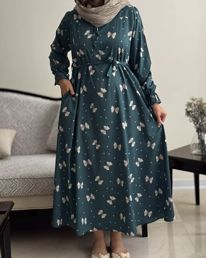 پیراهن ماکسی گلپری