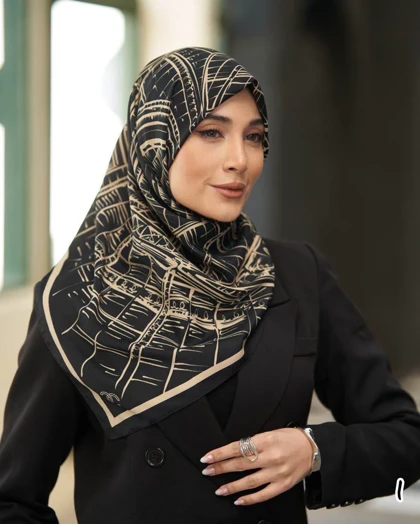 روسری ساتن دیما