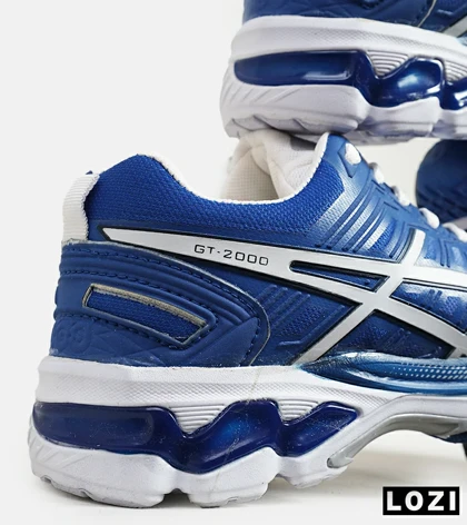 کفش کتانی مردانه آبی سفید ASICS GT 2000