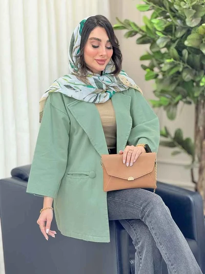 مانتو دو دکمه امیلیا