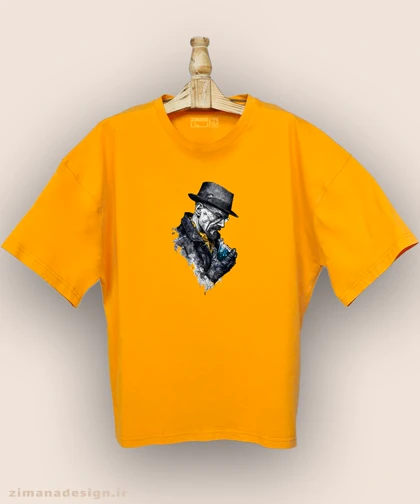 تیشرت لش مردانه و زنانه طرح بریکینگ بد شخصیت والتر وایت کد 885