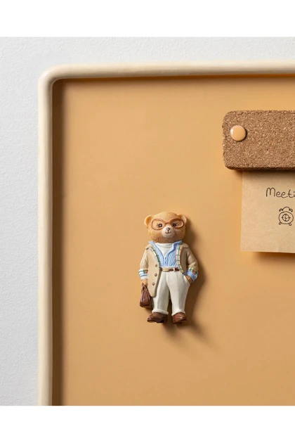 مگنت Madame Coco مدل Bonny Bear رزین - چندرنگ