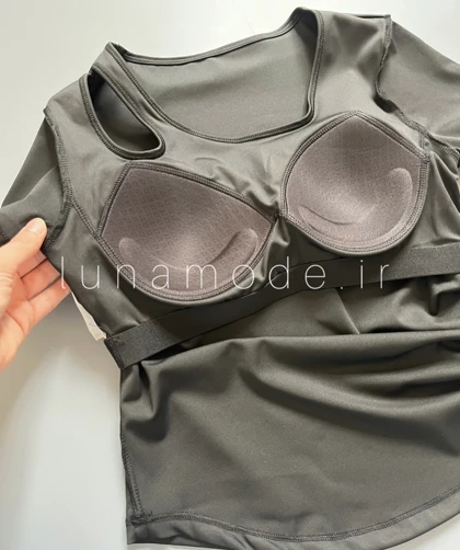 تیشرت ورزشی زنانه یقه اشکی