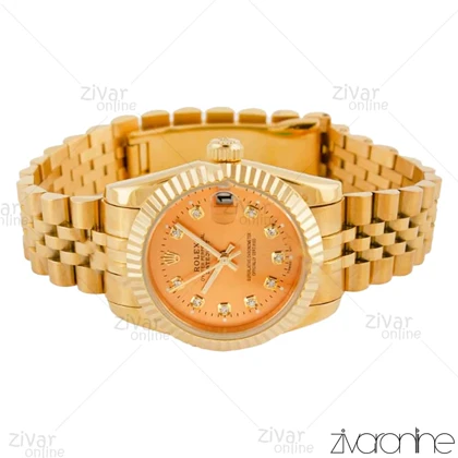 ساعت رولکس دیت جاست زنانه تمام طلایی مدیوم 104520