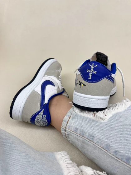 کتانی زنانه ایر جردن وان لو اسکات تراویس نایک AIR jordan 1 | کتانی ونس زنانه ایر جردن وان لو اسکات تراویس نایک AIR jordan 1 low Travis Scott کد 943 کد 351