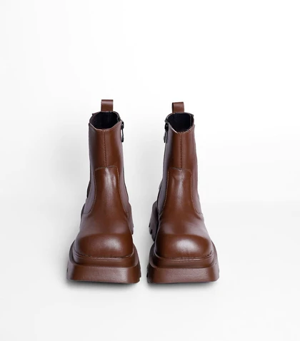 بوت جلودوخت بغل‌کش‌وزیپ 4444 Pinki