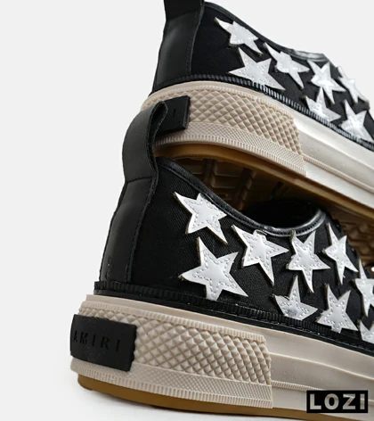 کفش اسنیکرزمشکی سفید Amiri Stars مدل 5990