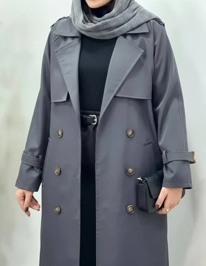 بارانی بلند ضد آب دنیز