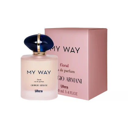 ادوپرفیوم زنانه اولترا ویرچوآل Ultra مای وی فلورال My Way Floral حجم 100 میلی لیتر طرح مارک