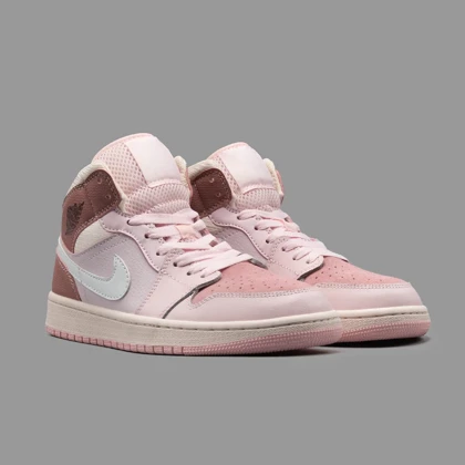 نایکی جردن 1 مید دیجیتال پینک Nike Air Jordan 1 Mid Digital Pink