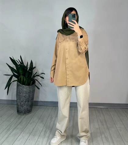 مانتو جین رنگی چشمه 2