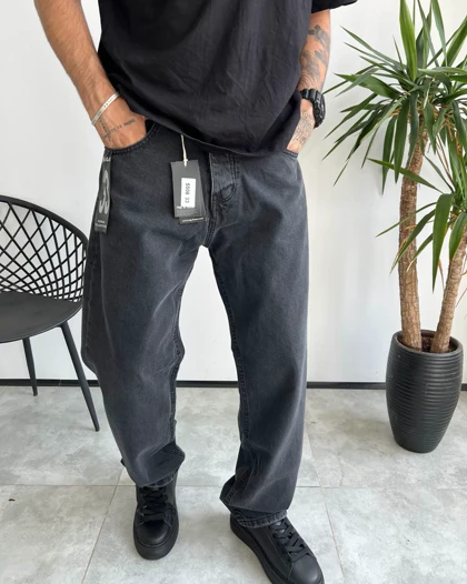 شلوار بگ استایل ذغالی ساده Rag&bone