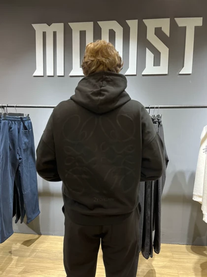 هودی باکسی فیت / طرح گلدوزی شده / برند 2y Premium