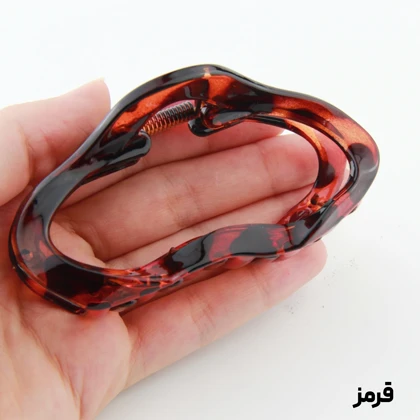 کلیپس دخترانه مدل منحنی خال‌خالی
