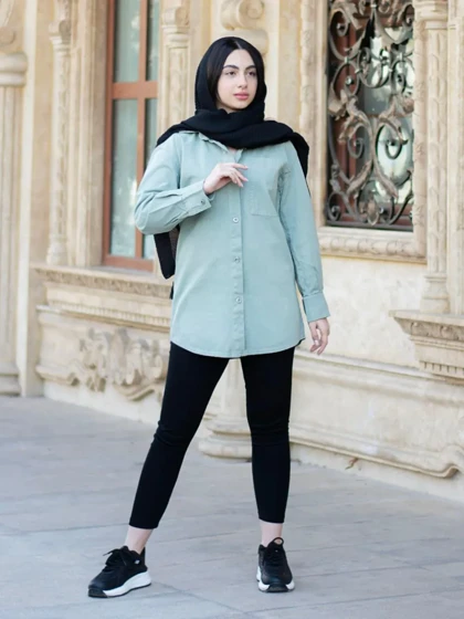 شومیز کتان اسپاکو