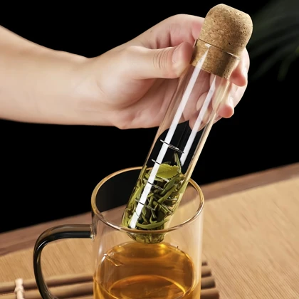 صافی چای و دمنوش پیرکس استوانه ای