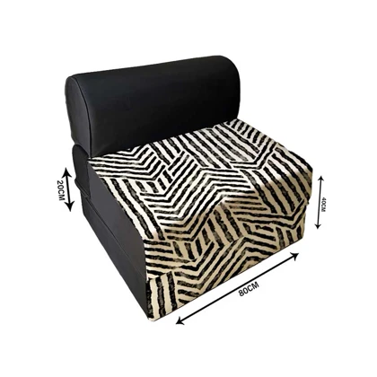 کاناپه تخت شو یک نفره مینیمال زیگزاگ مدل M1062