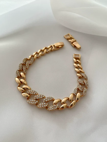 دستبند کارتیر نگین‌دار ژوپینگ