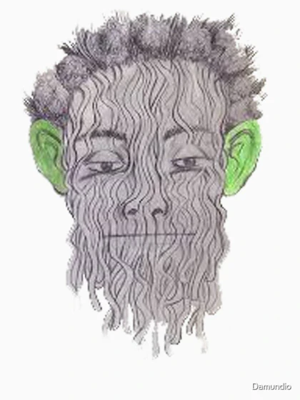 تیشرت طرح کارآگاه حقیقی | Green Eared Spaghetti Monster کد 244519