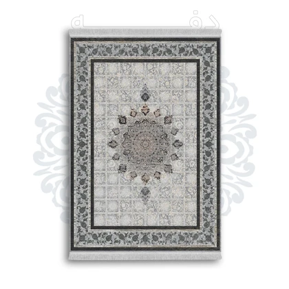 *جدید* فرشینه از جنس پارچه شانل مخمل ترک طرح فانتزی برند دفه کد 980
