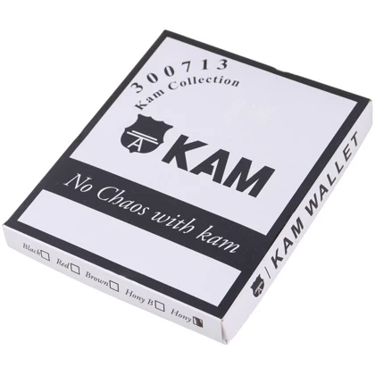 کیف پول جیبی چرمی مصنوعی مدل Kam