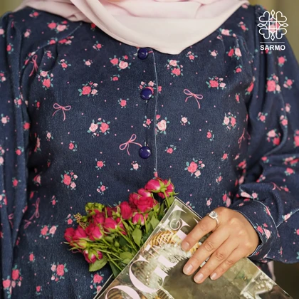 شومیز مخمل مینی رز