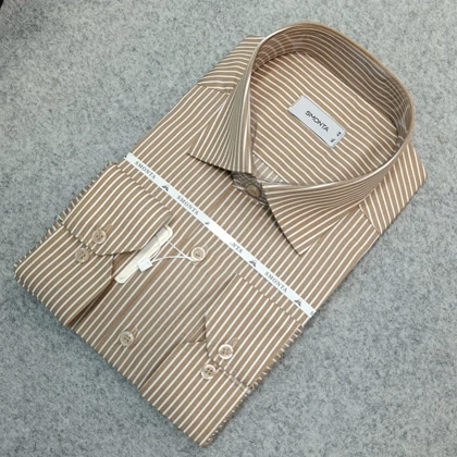 پیراهن طرحدار مردانه قواره ازاد ( قواره کلاسیک ) _ استین بلند