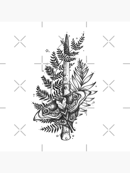 توت بگ طرح Ellie Tattoo and Knife - Black Version کد 271934