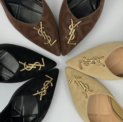 کفش پاشنه‌دار YSL پشت‌باز