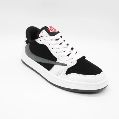 نایک ترویس سفید مشکی کد 6855