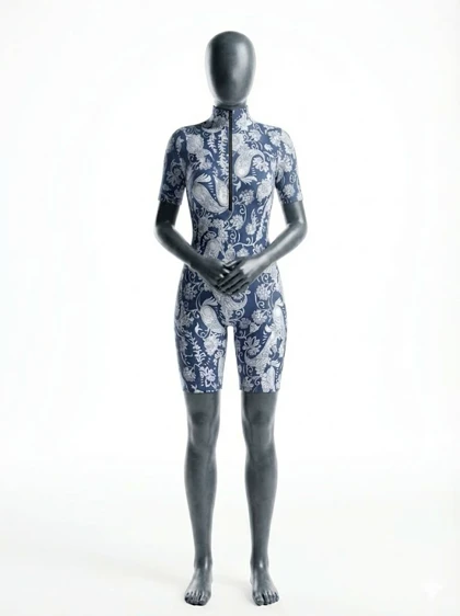 مایو اسپیدو نیم زیپ ضد کلر 005