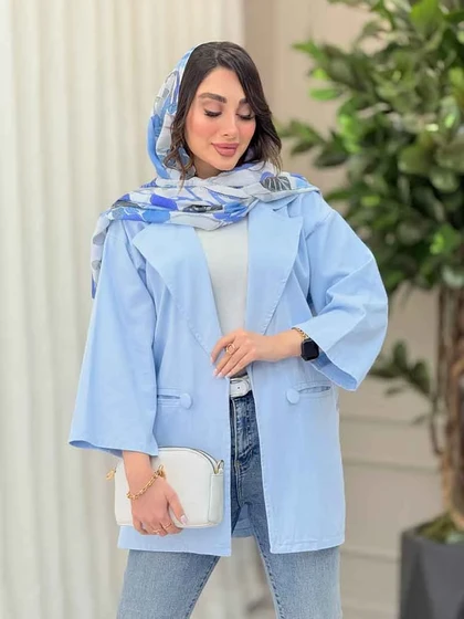 مانتو دو دکمه امیلیا